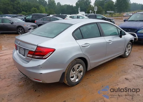 2014 Honda Civic Lx z USA, uszkodzony, nr VIN 2HGFB2F50EH504037